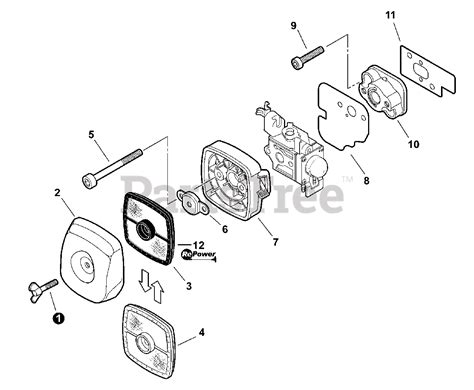 echo pb 250ln parts diagram